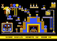 henry's house on atari 8-bit